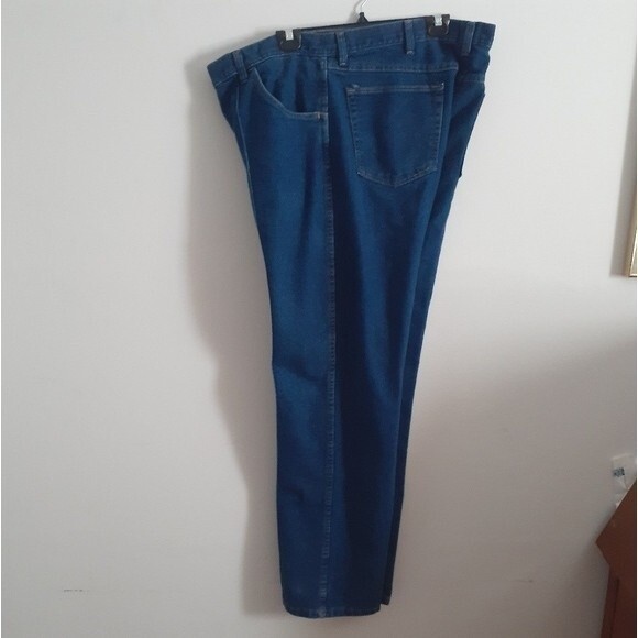 wrangler jeans mens 40 x 32 blue vintage pants casual cotton - Picture 1 of 8